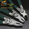 Labor-Saving Steel Wire Cutters: Multi-Functional, Angled, 6" & 8" Lineman's Pliers, Industrial Grade Electrician's Diagonal Cutting Pliers