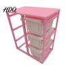 Miniature Scene Decor Rack with 6 Storage Boxes Tiny Box Organizer Display Shelf Dollhouse Multi-Layer Storage Accessory Plastic