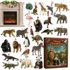 Animal Advent Calendar for Kids 24 Days Christmas Countdown 2D Acrylic Hanging Pendant Home Decoration 2025 Xmas Navidad
