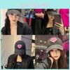 Patch Heart Cute Baseball Cap Adjustable Cotton Sun Hat For Spring And Summer