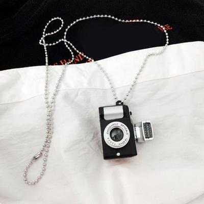 Yousheng Necklace Chain Personality Sweet And Cool Birthday Gift Hip Hop Style Fashion Camera Pendant Necklace Jewelry Accessory
