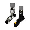 Cartoon-themed Asymmetrical Mid-calf Socks For Winter, Warm Socks