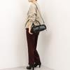 Double Belt Shoulder Bag