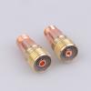 4 Buc Sudură Tig 1.6/2.4/3.2Mm Duze Ceramice Albe Kit Cupe Alumina Torțe Wp17 18 26 Corp Pensetă Scurtă Set Lentilă Gaz