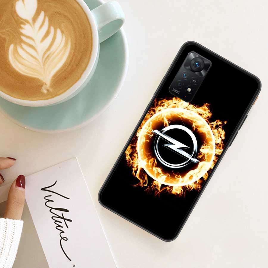 Opel Astra Logo Phone Case For Redmi 14C 12 12C Note 14S 13 14 Pro Plus K80 Pro 10 10A 10C 9 9A 9C 9T 8 8A TPU Clear Cover Cover