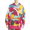 Nike Colección Año del Conejo CNY Estilo Graffiti Felpa Francesa Cintura Alta Sudadera Tejida con Capucha Tops para Mujer Multicolor FD6685-681