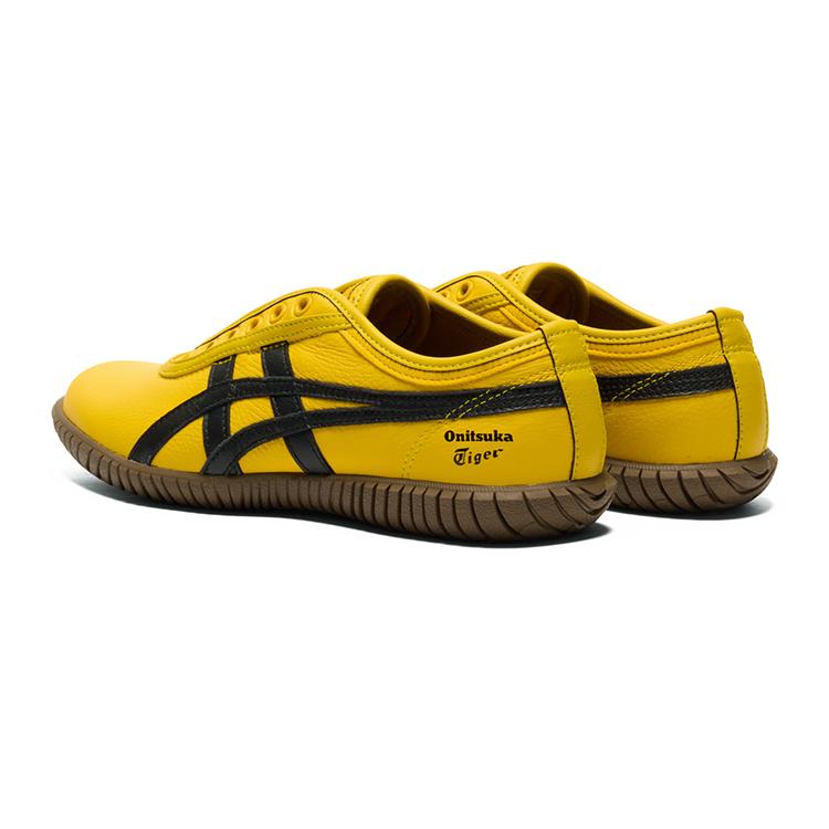 Onitsuka Tiger Tsunahiki Slip-On Versatile Comfortable Durable Low-Top Casual Shoes Unisex sneaker Yellow 1183C529-750