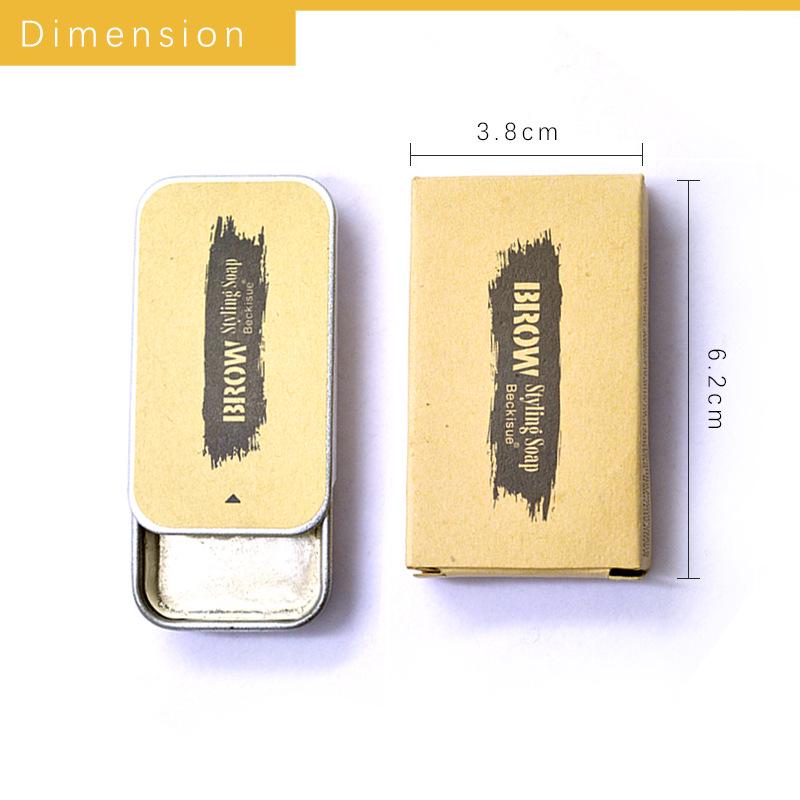 Beckisue Eyebrow Styling Soap Wild Eyebrow Cream Colourless Long Lasting Natural Eyebrow Soap