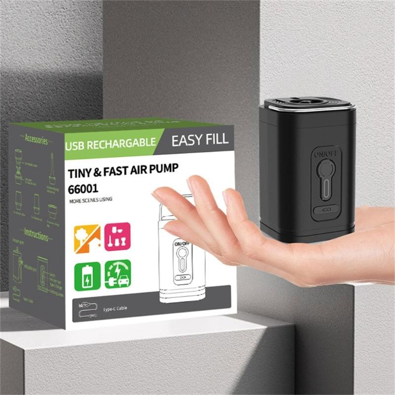 Rechargeable Battery for Exercise Float, Inflate Deflate Small Pumps for Pool Floats Air Bed Air Mattress Vacuum Bag