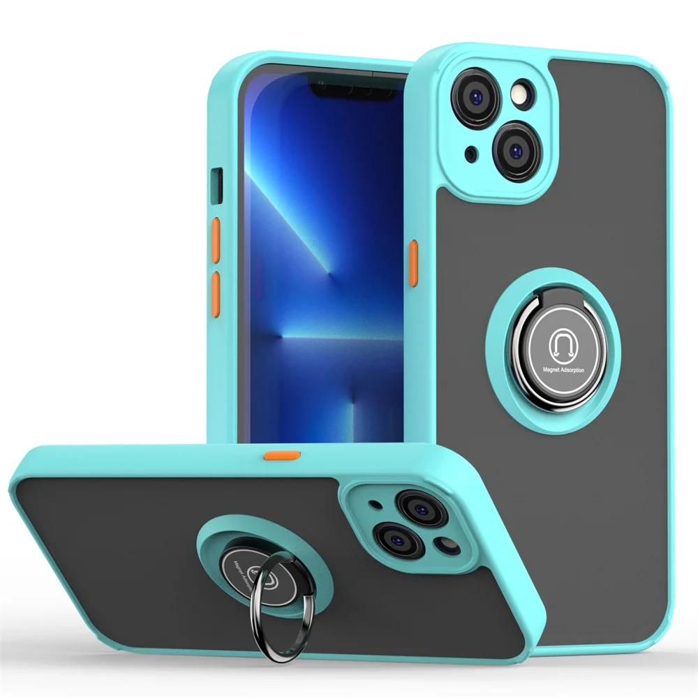 Multifunctional Ring Holder Protector Protective Shell Magnetic Phone Case For For Iphone 16 1 14 13 12 11 Pro Max X XS XR 7 8Plus