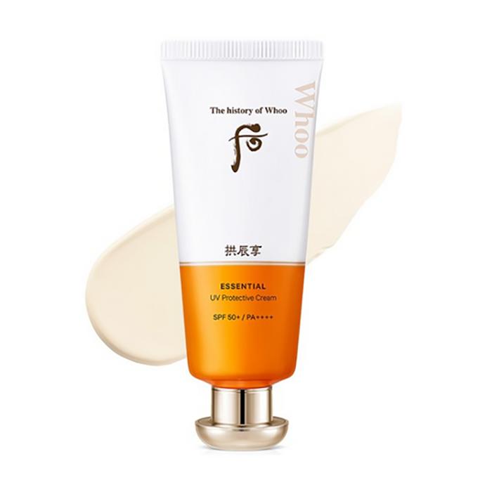 The history of whoo Gongjinhyang Jin Hae Yoon Sun Cream SPF50+ PA++++ – Moisturising, Brightening & Anti-Ageing Korean Herbal Sunscreen, Korean