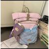 School Bag New High-value Fresh and Sweet Contrasting Color Splicing Backpack Women's Lightweight Mountaineering Travel Backpack