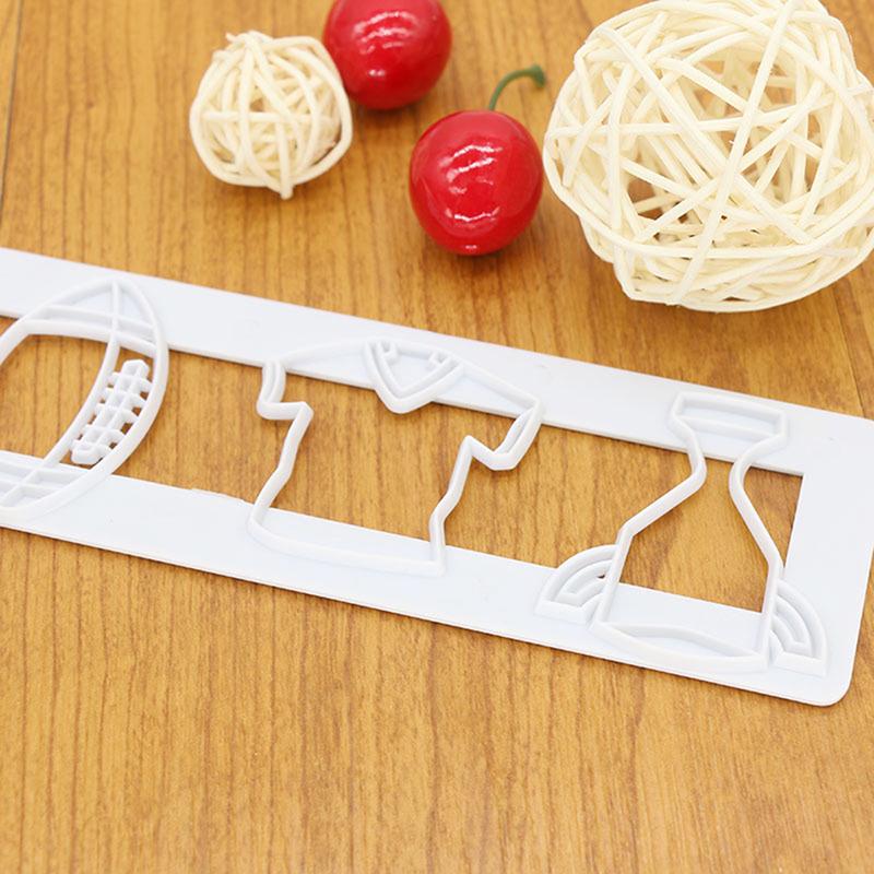 Football Sports Cutting Craft Cookie Pastry Biscuit Cutter Fondant Cake Mold