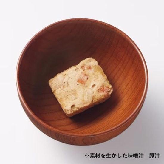 4-type Set Muji Miso Soup Utilizing Ingredients (fried Eggplant Pork Nameko Mushrooms Chicken Tsukune) 4 Servings Each Total 16 Instant Freeze-dried