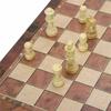 3in1 Large FOLDING WOODEN CHESS SET Board Game Checkers Backgammon Draughts Toy