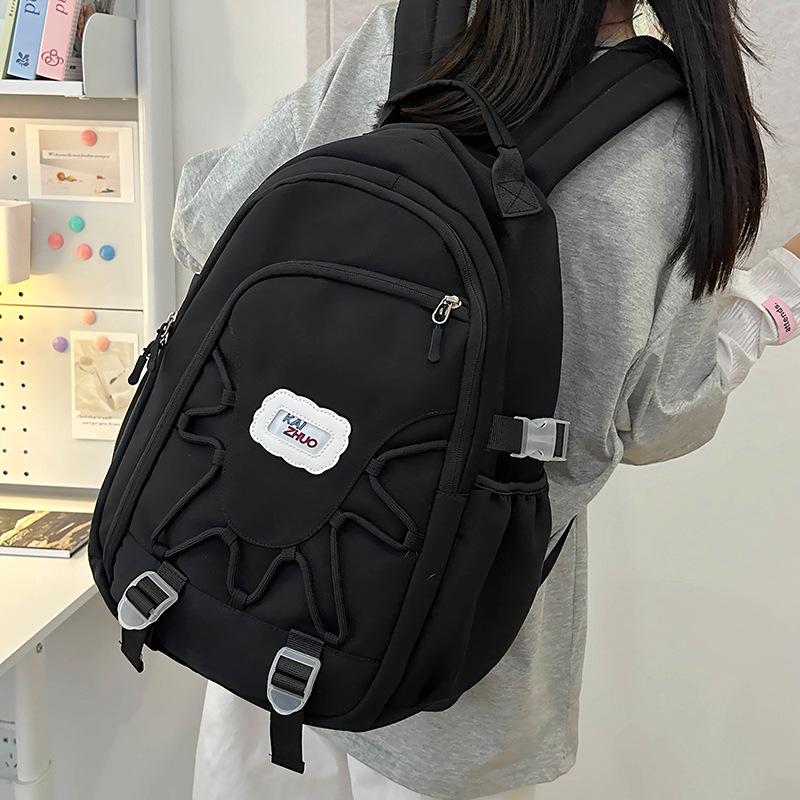 School bag student backpack middle school student bag large capacity casual backpack college style backpack tide