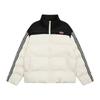 Winter New Loose Contrasting Colors Thickened Warm Bread Clothes Padded Jacket