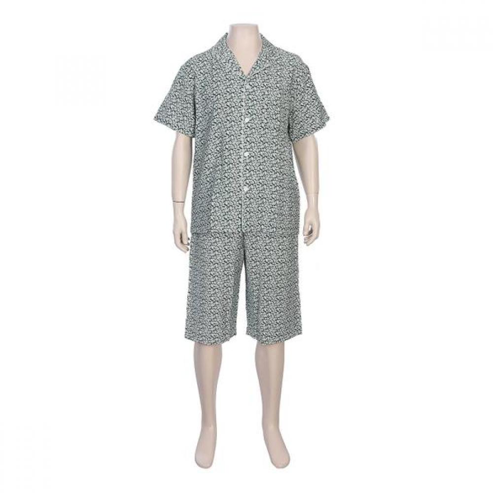 Barbara Men S Leaf Print Short Sleeve Homewear amp4621S Gr 95