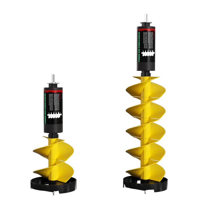 Electric Floating Nylon Ice Drill for Winter Fishing with Positioning Feature