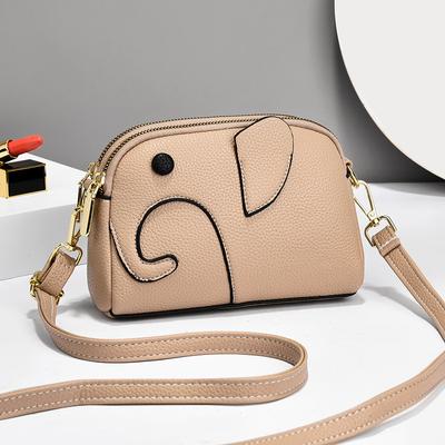 Bolso Bandolera para Mujer Bolsos Cuadrados Pequeños Versátiles para Mujer Nuevo Bolso Cubo para Chica Bolsos de Mujer con Estampado de Elefante de Moda