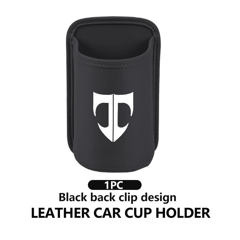 Leder Auto Wasserbecherhalter Innenraum Getränkehalter Organizer Für Hyundai NLINE GDI I10 I20 I40 IX20 IX35 Accent Tiburon Azera Kona lj2