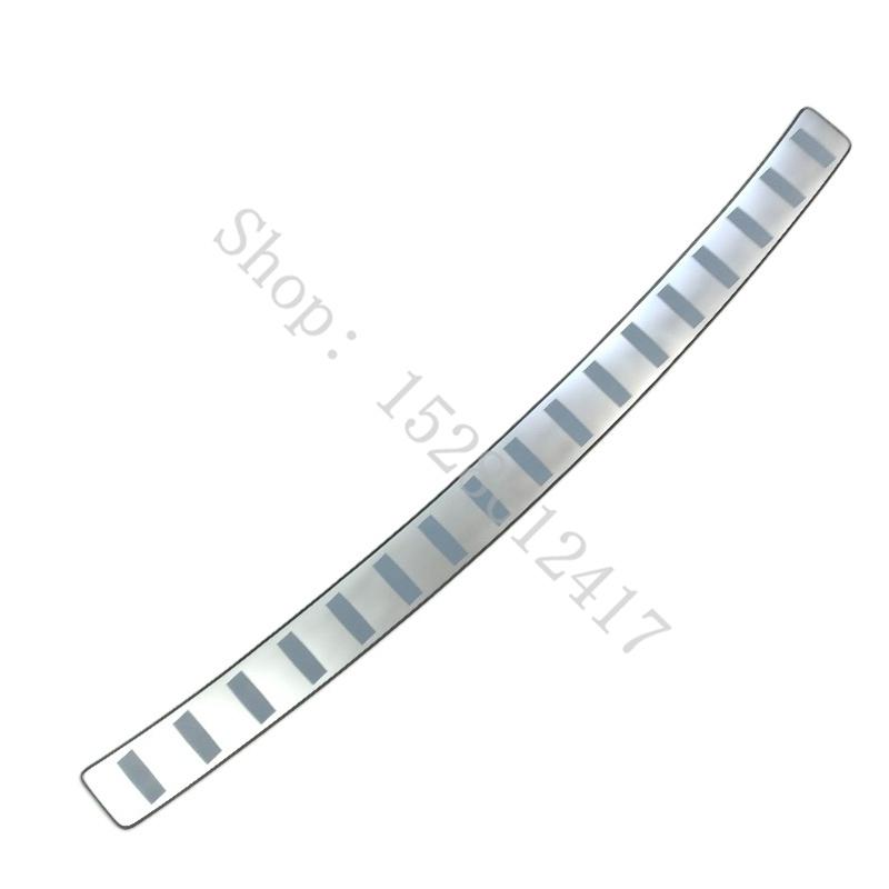 For Mercedes-Benz GLC X253 2016 2017~2022 Stainless Steel Car Rear Bumper Protector Sill Trunk Tread Plate Trim Car Accessories