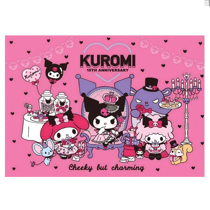 Sanrio Family Cute Cartoon Anime Printed Tapestry Kawaii Bedroom Living Room Background Wall Decoration Dormitory Apartment