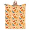 Pikmin  Cartoon Flannel Blanket Winter  Soft Warm Throw Blanket for Students Couch Chair Graphic Bedspread Sofa Bed Cover
