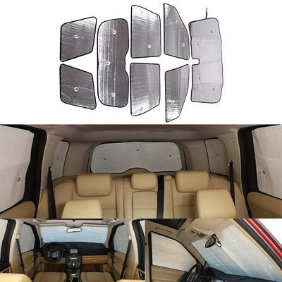 8 szt. Zasłona Samochodowa Anti-UV Osłona Przeciwsłoneczna na Okno Przednie Pokrowiec Mata Izolacyjna Dla Land Rover Freelander 2 2007-2015