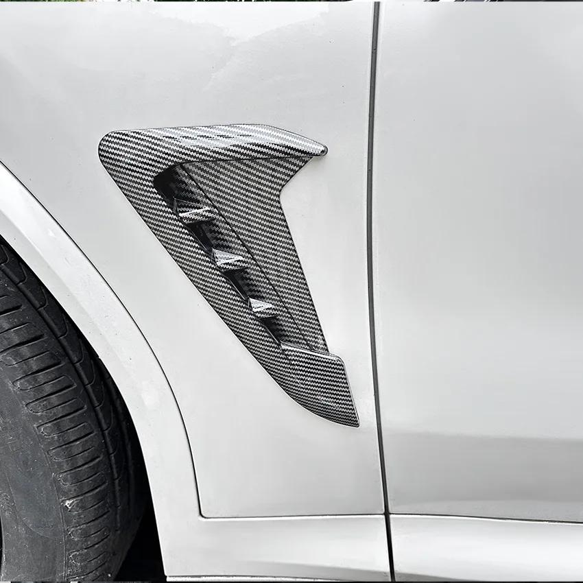 Applicable To BMW X3 X4 G01 G02 M Sport 2018 + Car Carbon Fiber Pattern Fender Trend Label Car Sticker Exterior Accessories