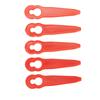Brand New Plastic Blades 40PCS Grass Grass Trimmer Plastic Red Replace Trimmer 83MM Length Accessories Cordless