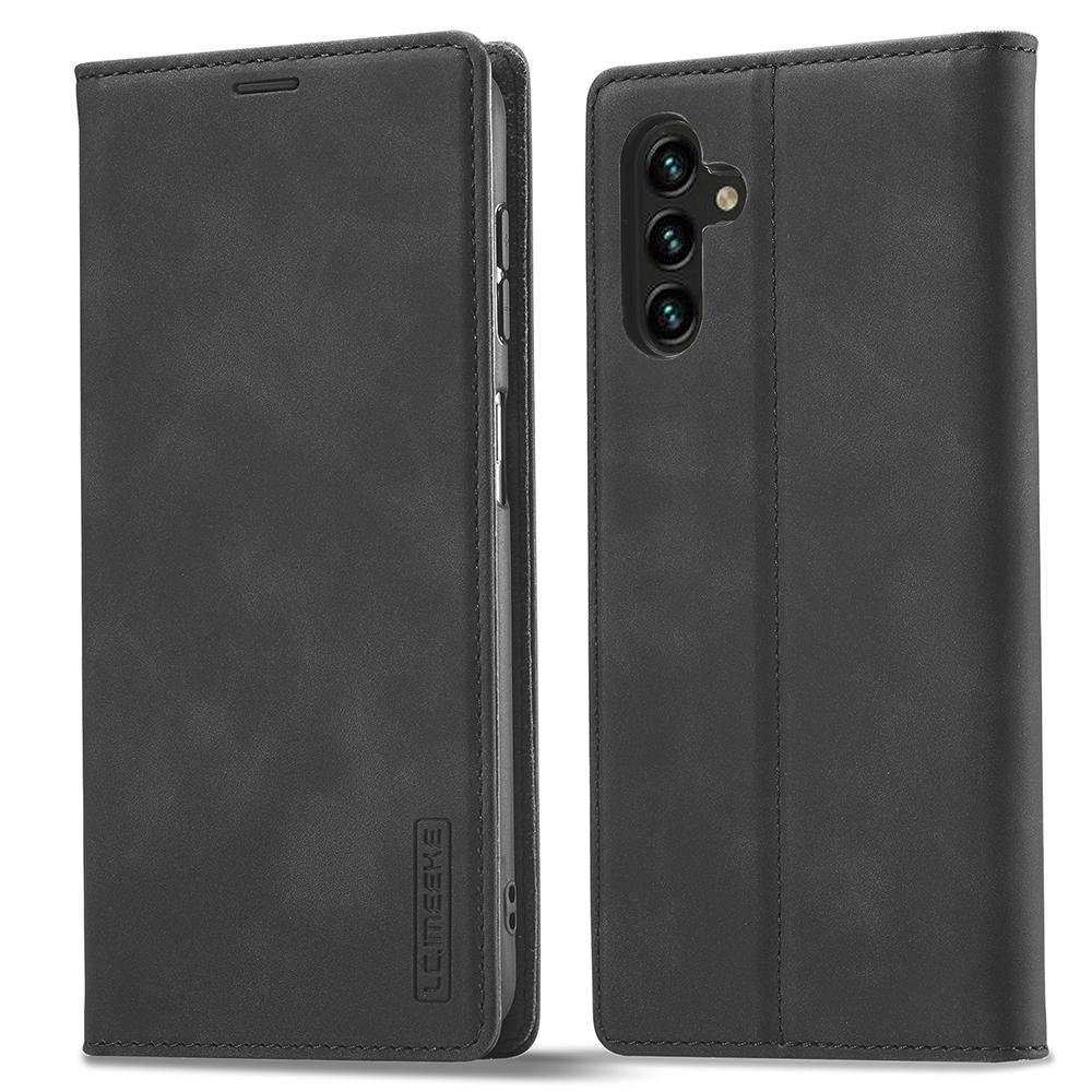 LC.IMEEKE For Samsung Galaxy A17 5G Etui Lommebok Mikrofiber Lær Telefondeksel