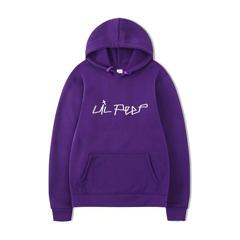 Hot Search Street LilPeep Hooded Crew Neck Sweater Hooded Sweater