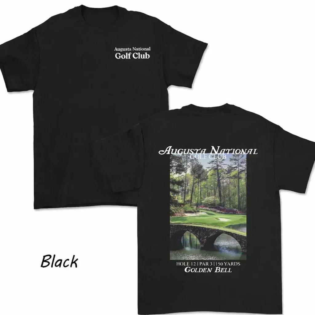 Augusta National Golf Club Shirt For Men For Women, Hole 12 Golden Bell Design M