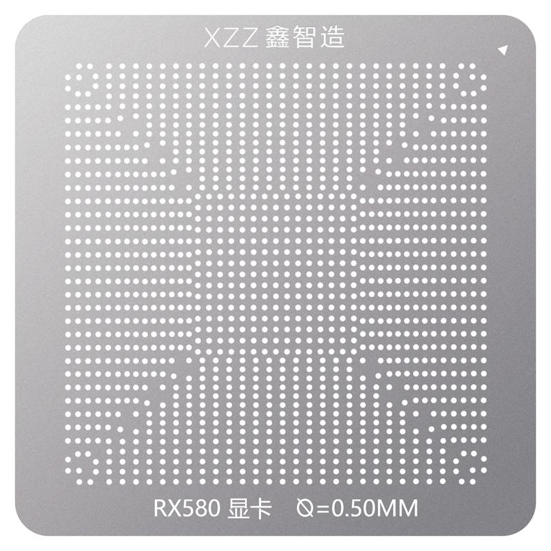 1Pcs XZZ solder ball/solder paste stencil for GTX1650 RX580 RTX4070 RTX3050 RX5700XT GTX1080TI SR2WB Direct heating BGA template