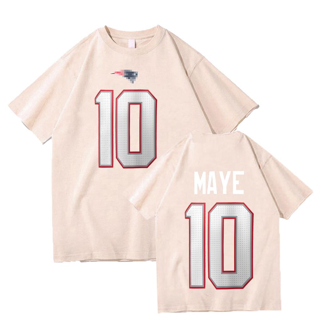 Drake Maye New Name & Number T-Shirt Unisex Top Y2k Summer Cotton Clothes Crew Neck Short Sleeve Tees