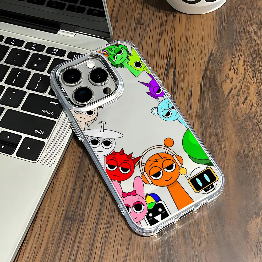 

Мультяшний чохол для телефону S-Sprunkis Game для Xiaomi Redmi A3 A5 10C 12 13 13C 14C Note10 11 12 13 14 Pro Plus 4G 5G Прозорий чохол Redmi 9A 4G