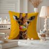 Vibrant Animal Bubble Fashion Tiger Cushion Cover Antidustmite Pillowcase Invisible Zipper Silky Short Plush Sofa Cushion Cover