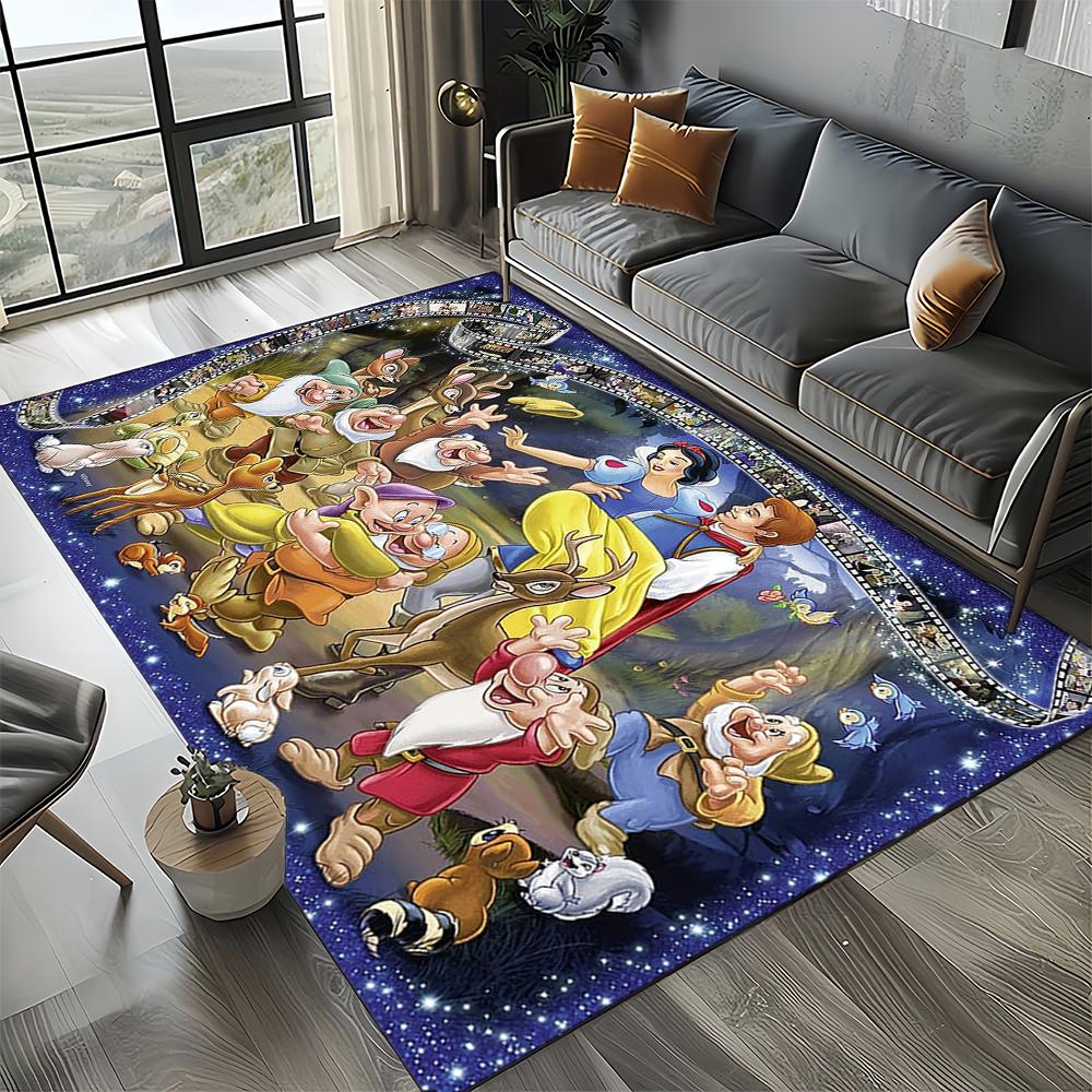 27 Style Snow White Princess Cartoon Girl Carpet Rug for Bedroom Living Room Home Sofa Decoration,kid Large Decor Floor Mat Gift