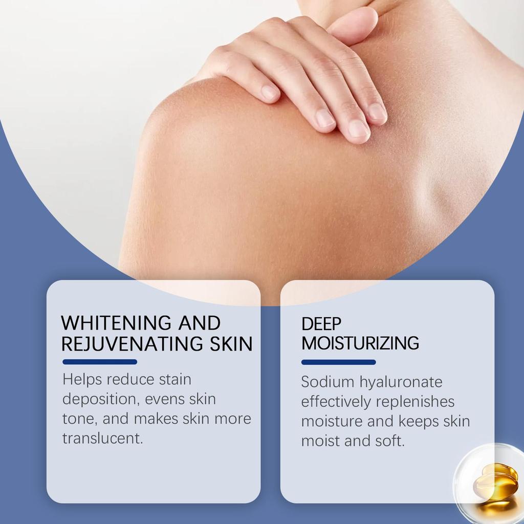 Niacinamide Bleaching Body Care Lotion Improve Dullness Inhibit Melanin Production Deep Moisturizing Brightening Underarm Cream