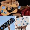 50Pcs Deep Blue Graffiti Stickers for Personalized Decoration, Guitar, Notebook, Luggage, DIY Waterproof Stickers