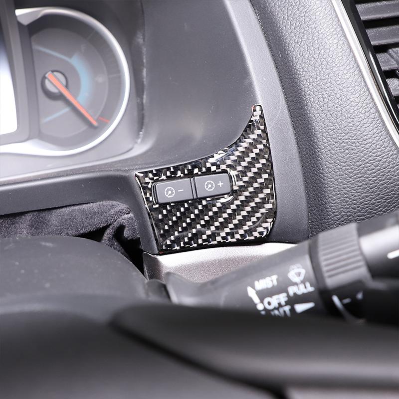 For Honda Pilot 2015-2022 Soft Carbon Fiber C Car Dashboard Sides Frame Cover Trim Sticker Car