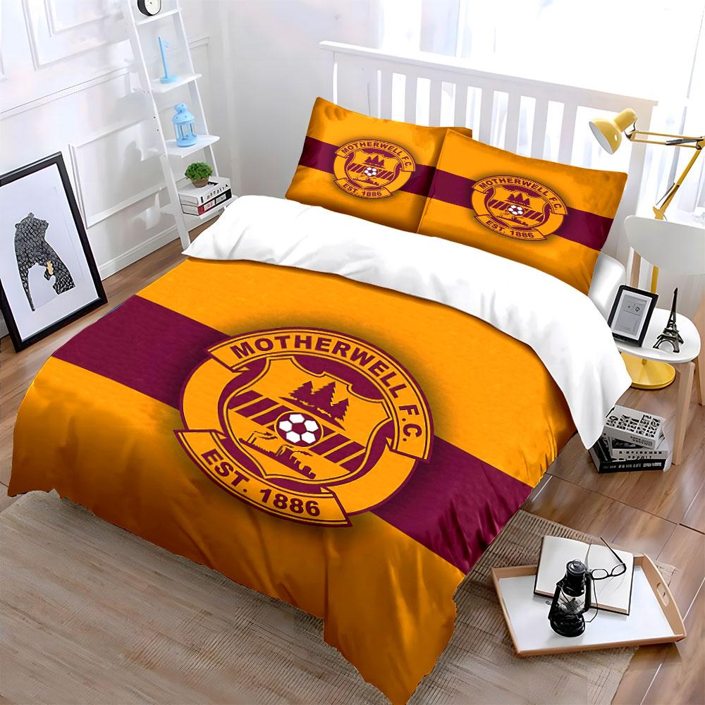 Set Biancheria da Letto Motherwell FC Set Copripiumino Copripiumino Federe (1 * Copripiumino 2 * Federe, senza piumino)