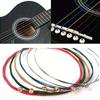 6Pcs/Set Multi Color Acoustic Guitar Strings Rainbow Colorful Guitar Strings E-A For Acoustic Folk Guitar Classic Guitar11