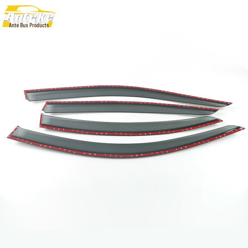 19 Bora 3D Stainless Steel Rain Guard & Sun Visor Trim - Exterior Car Accessories