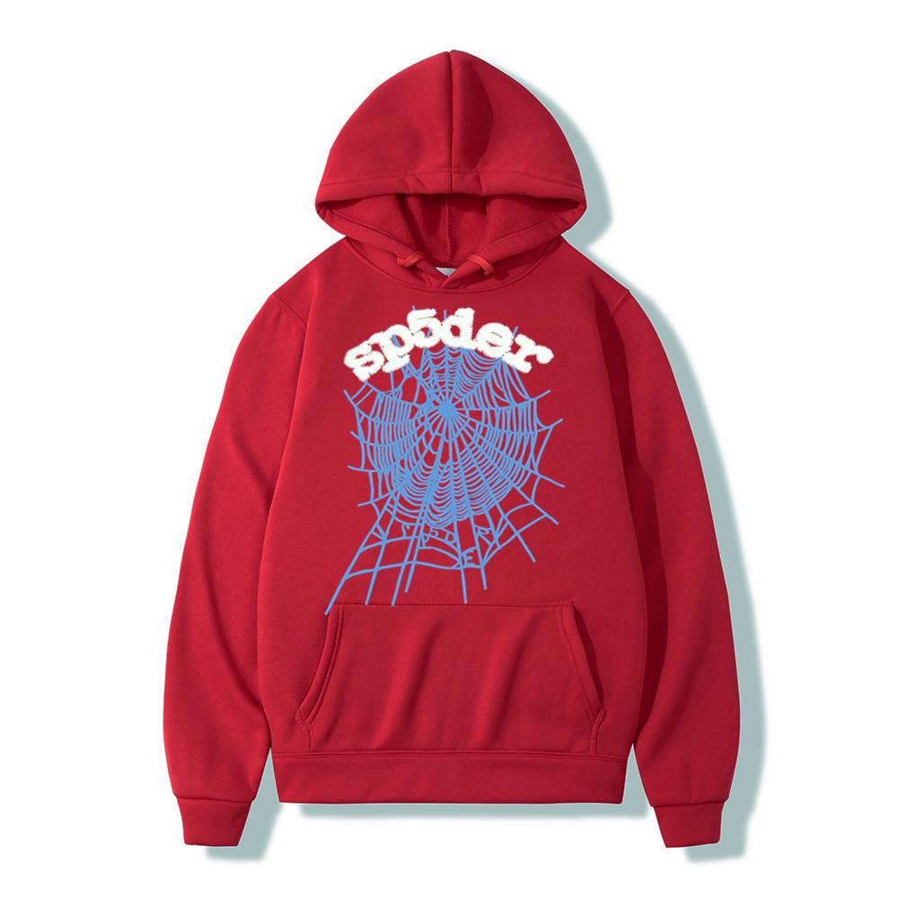 Trendy European Spider Web Print Hoodie for Couples - Unisex Hip Hop Sweatshirt