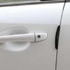 Car Door Edge Shielding Strips 4 Units Collision Avoidance Clear Protectors