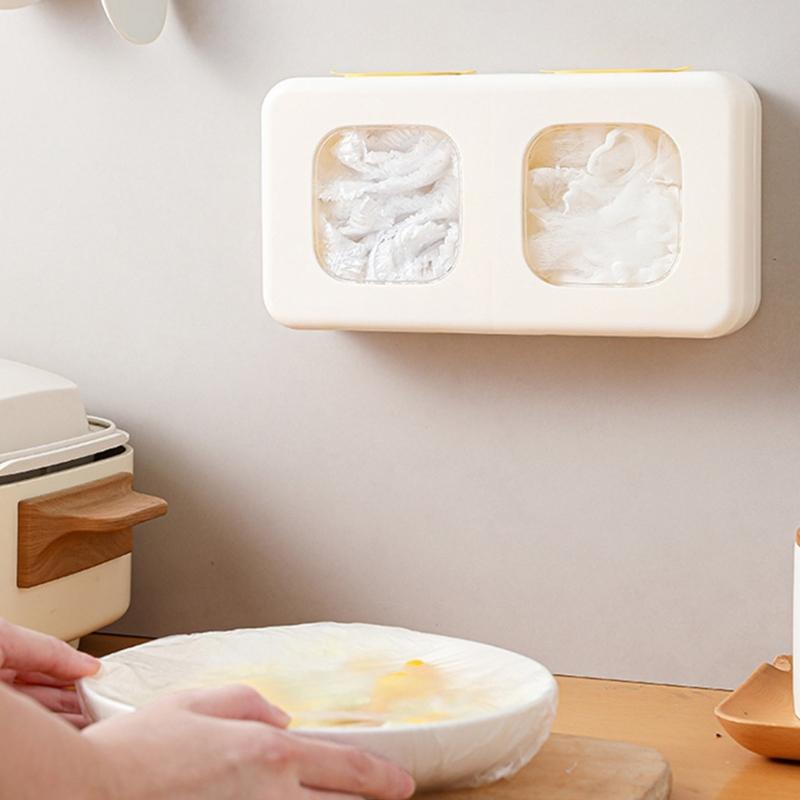 Multifunktionale Frischhaltefolien-Aufbewahrungsbox Zubehör für den Heimgebrauch Bietet Platz für verschiedene Größen Stilvolle Designs Dekoration