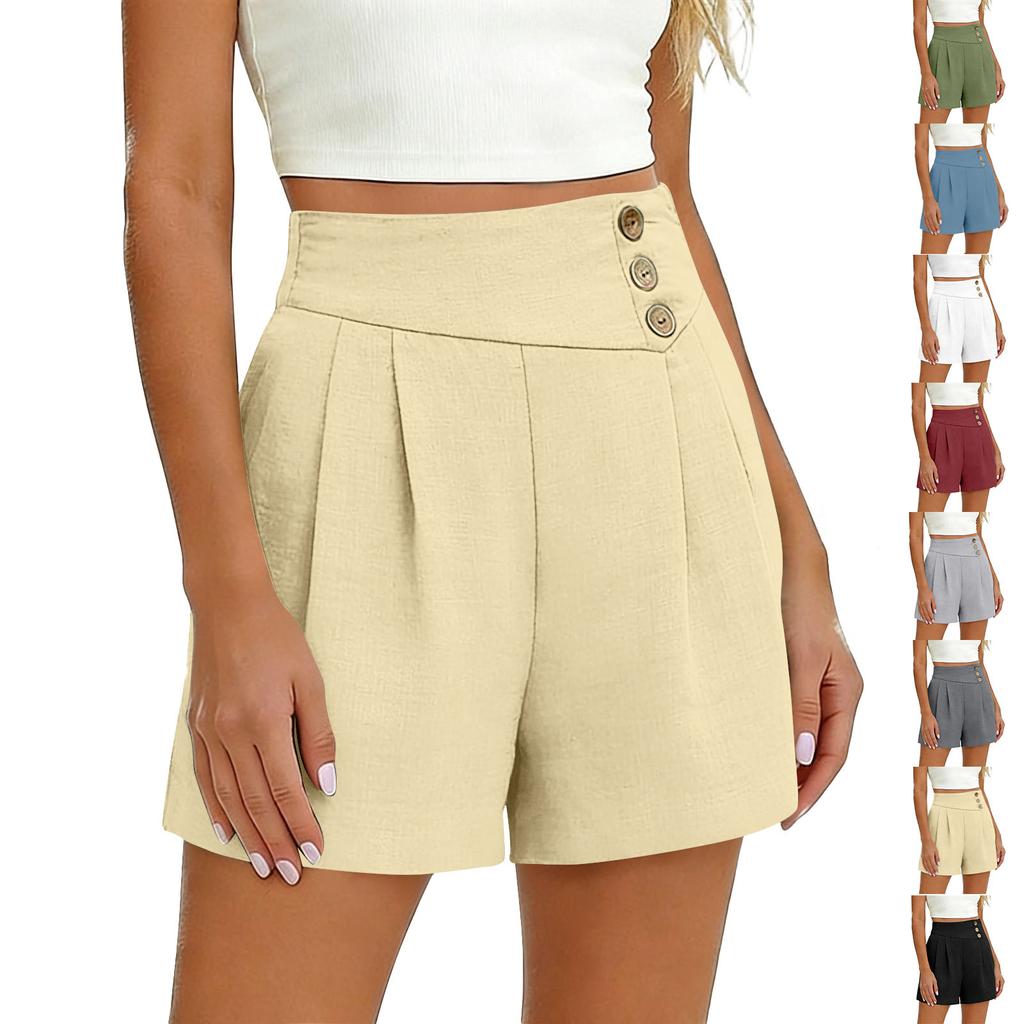 Women's Casual, Loose-fitting -color Pants With Pockets