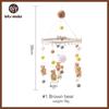 Let's Make Wooden Baby Rattles Soft Felt Cartoon Bear Cloudy Star Moon Hanging Bed Bell Mobile Crib Montessori Education